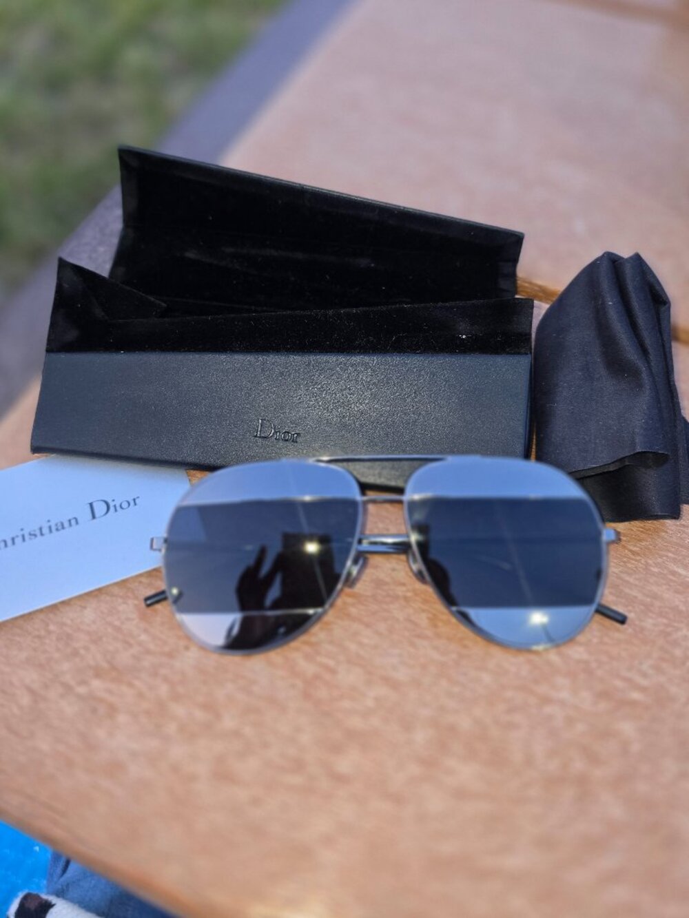 CHRISTIAN DIOR Split 2 Aviator Sunglasses - Picture 4 of 4